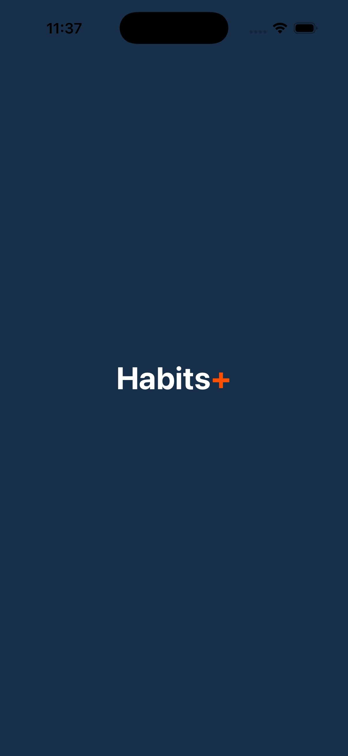 Habits+ App Screenshot Splash